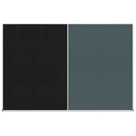 United Visual Products Enclosed Corkboard, 1 Door, 24"x36", 4" Fra UV3408-WHITE-APRICOT
